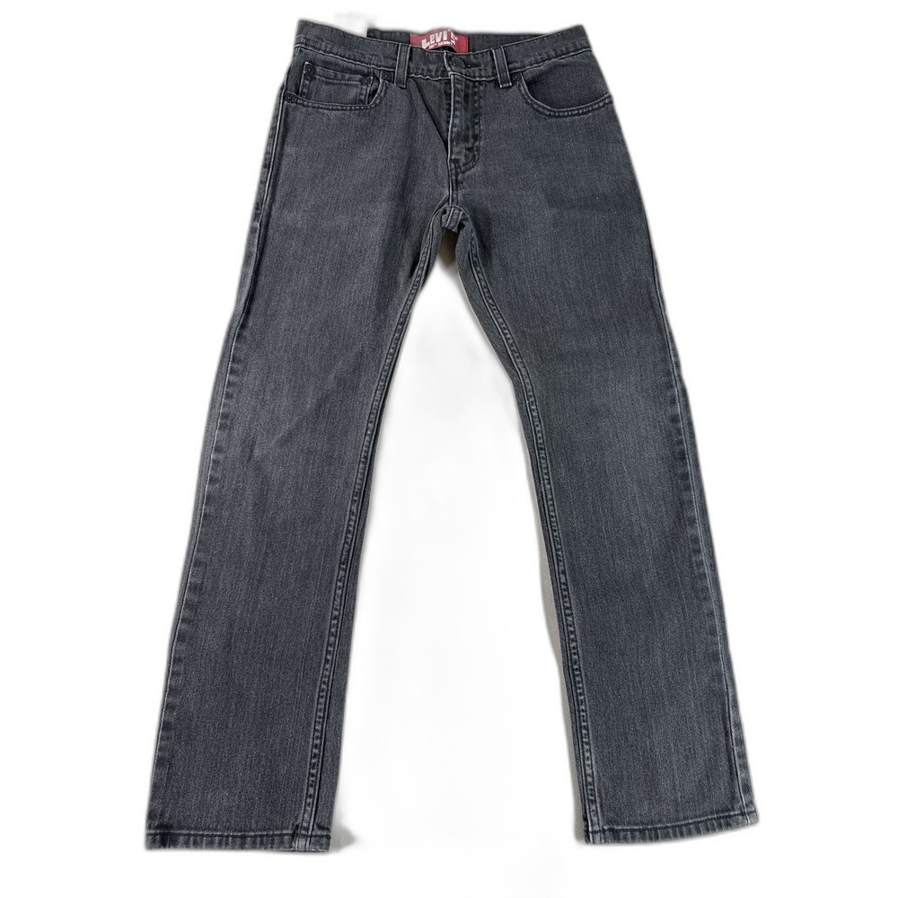 Levi's 511 Straight Fit Jeans 27X27 Black Cotton Elastane Regular Classic